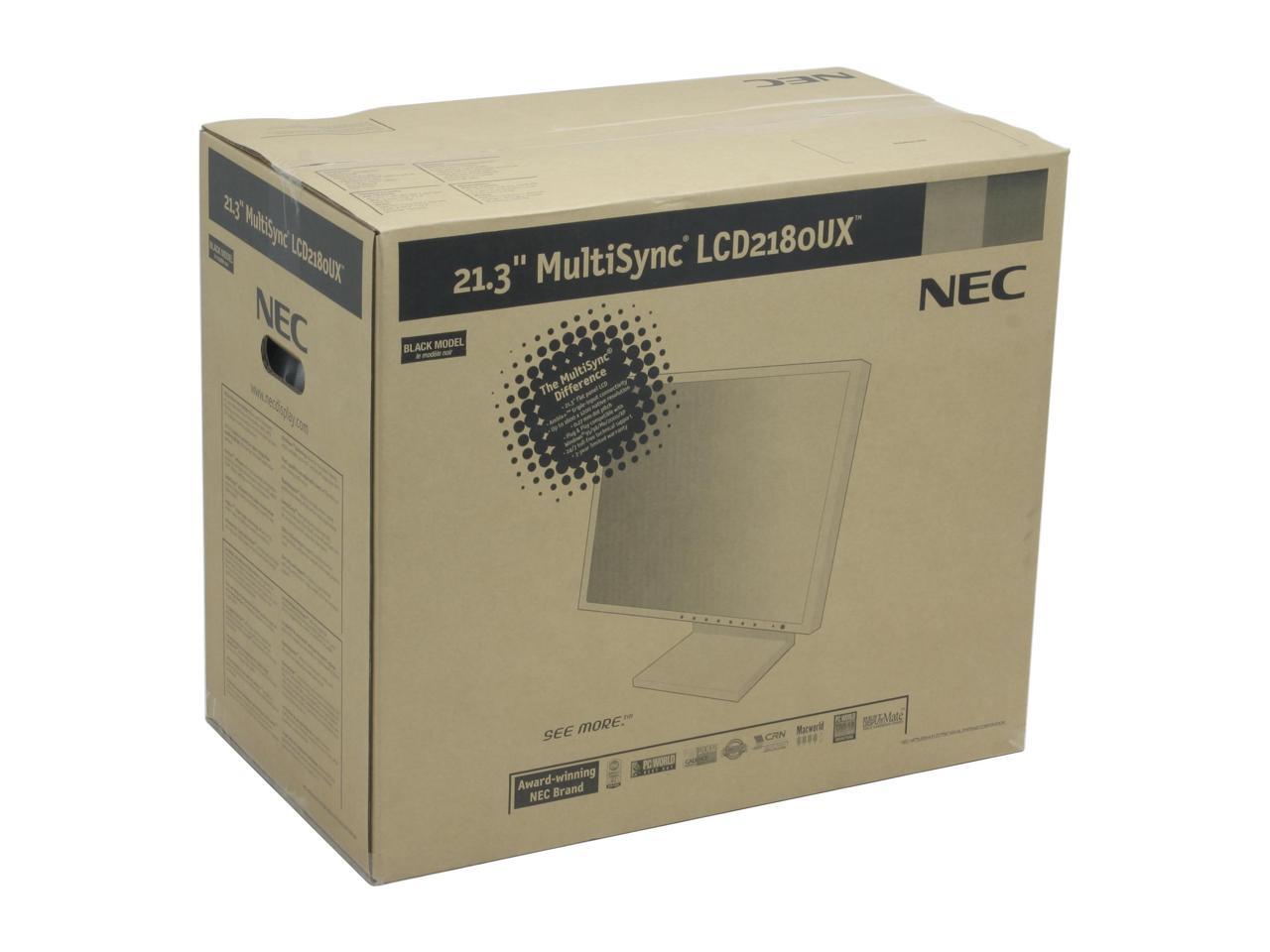 NEC Display Solutions LCD2180UX-BK 21.3 
