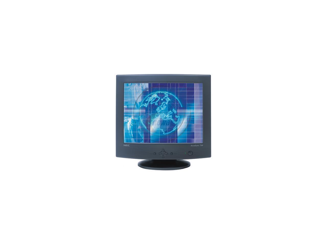 NEC Display Solutions AS700BK Black 17" CRT Monitor