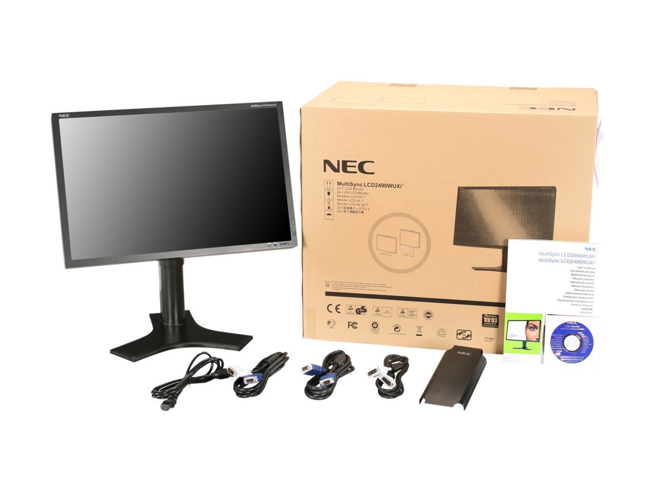 NEC Display Solutions LCD2490WUXi2-BK 