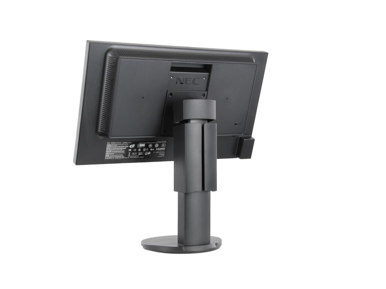 Nec Ea234wmi Bk Black 23 Widescreen Led Backlight Desktop Monitor Built In Speakers Newegg Com