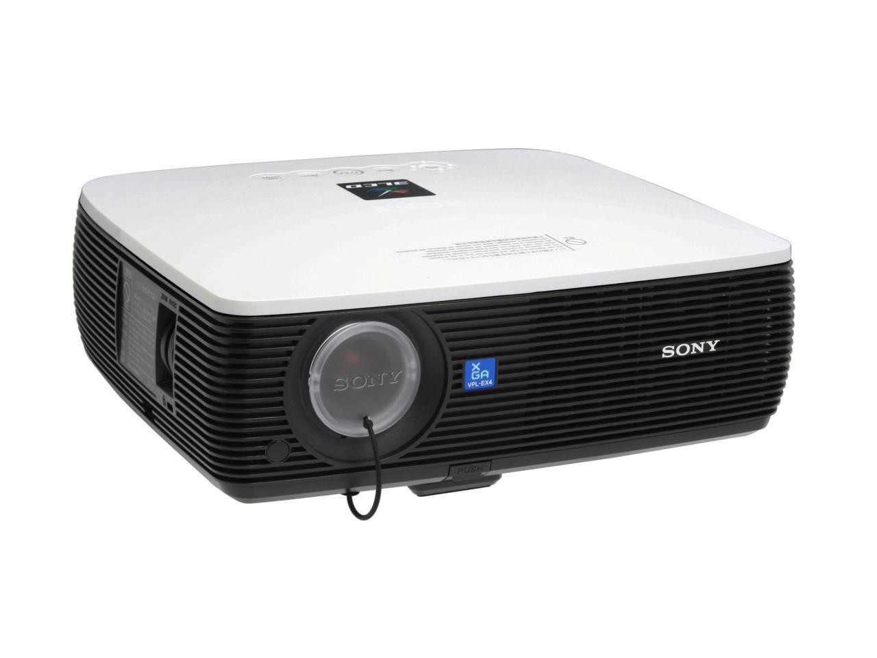 SONY VPLEX4 1024 x 768 6lbs. Portable Business LCD Projector 2100 ANSI