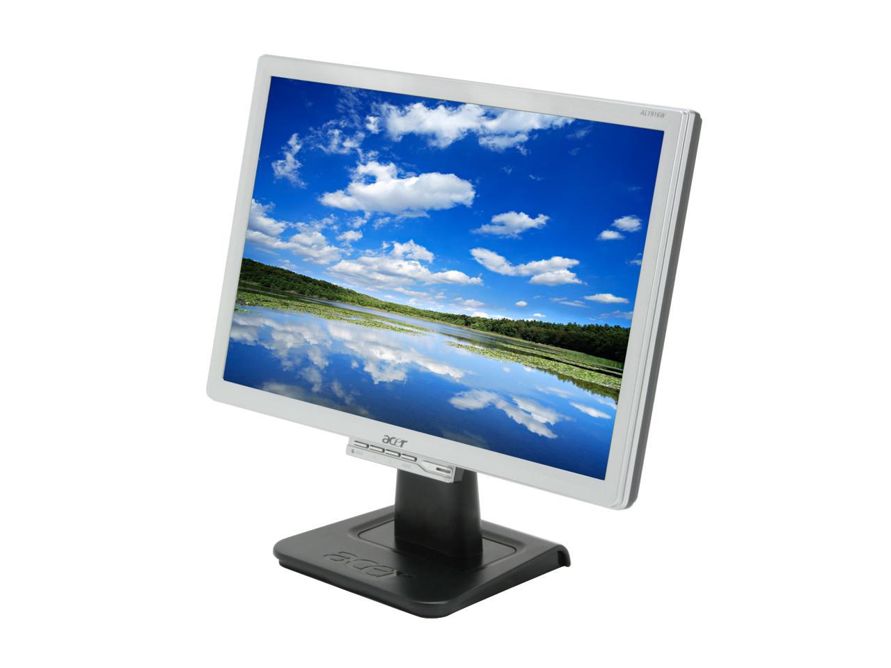 Acer AL1916W 19" Widescreen LCD Computer Monitor VGA Only Free Shipping 