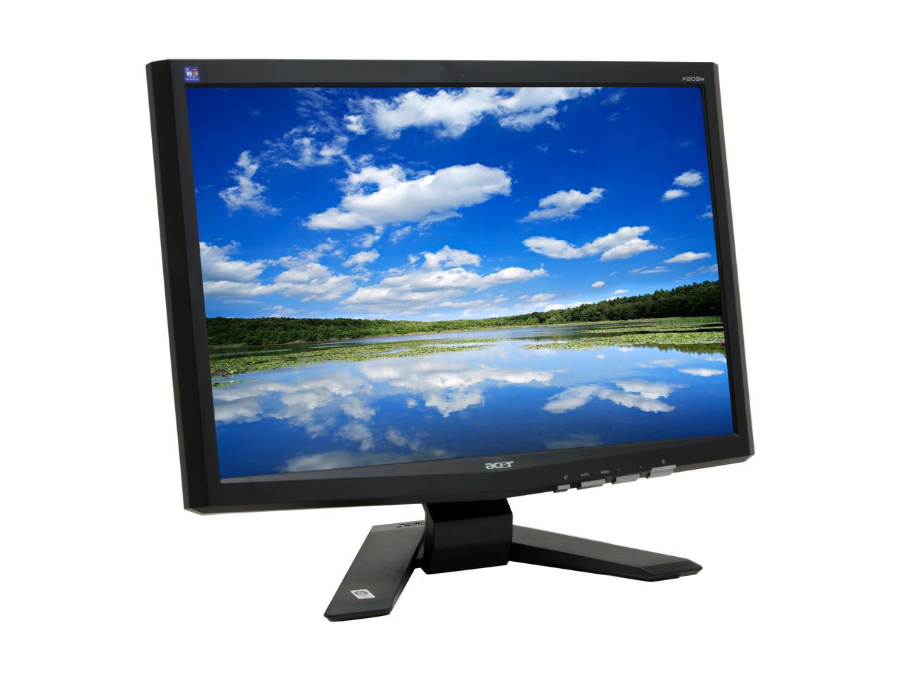 Acer X203Wbd Black 20" LCD Monitor - Newegg.com