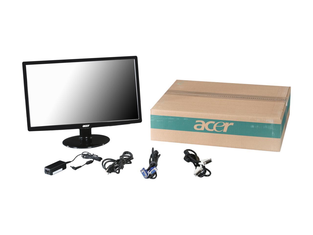 Acer S201HL bd 20" 1600 x 900 LCD Monitor - Newegg.com