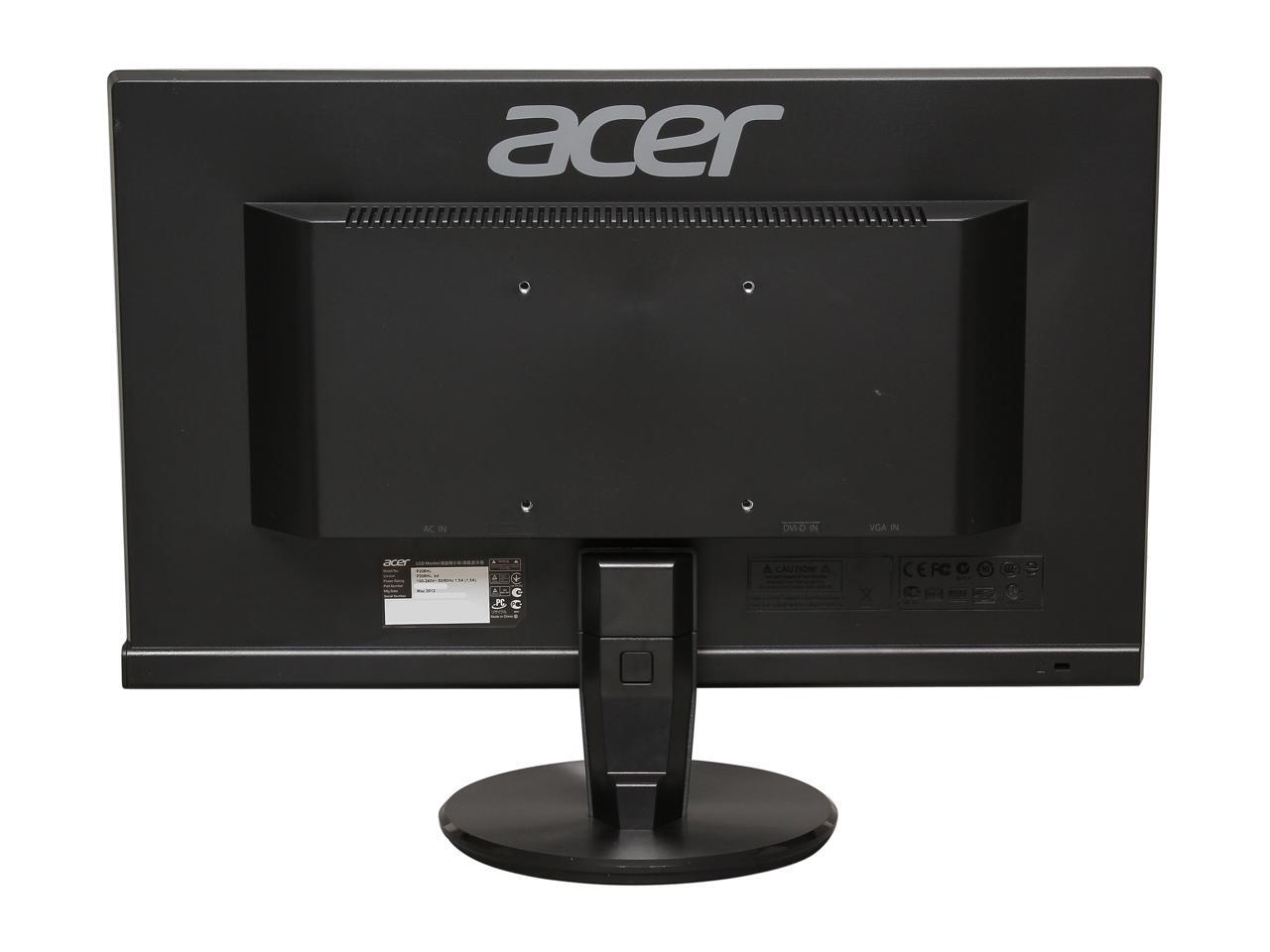 Acer P Series P206HL BD 20" LCD Monitor