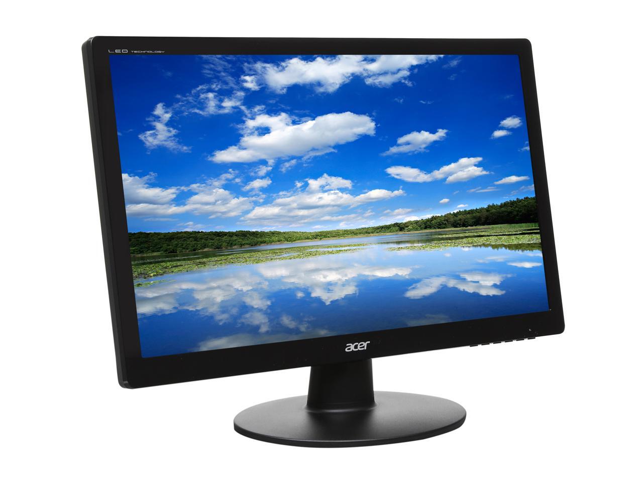 Refurbished: Acer 19.5" Widescreen LCD Monitor Display HD+ 1600 x 900 5 ...