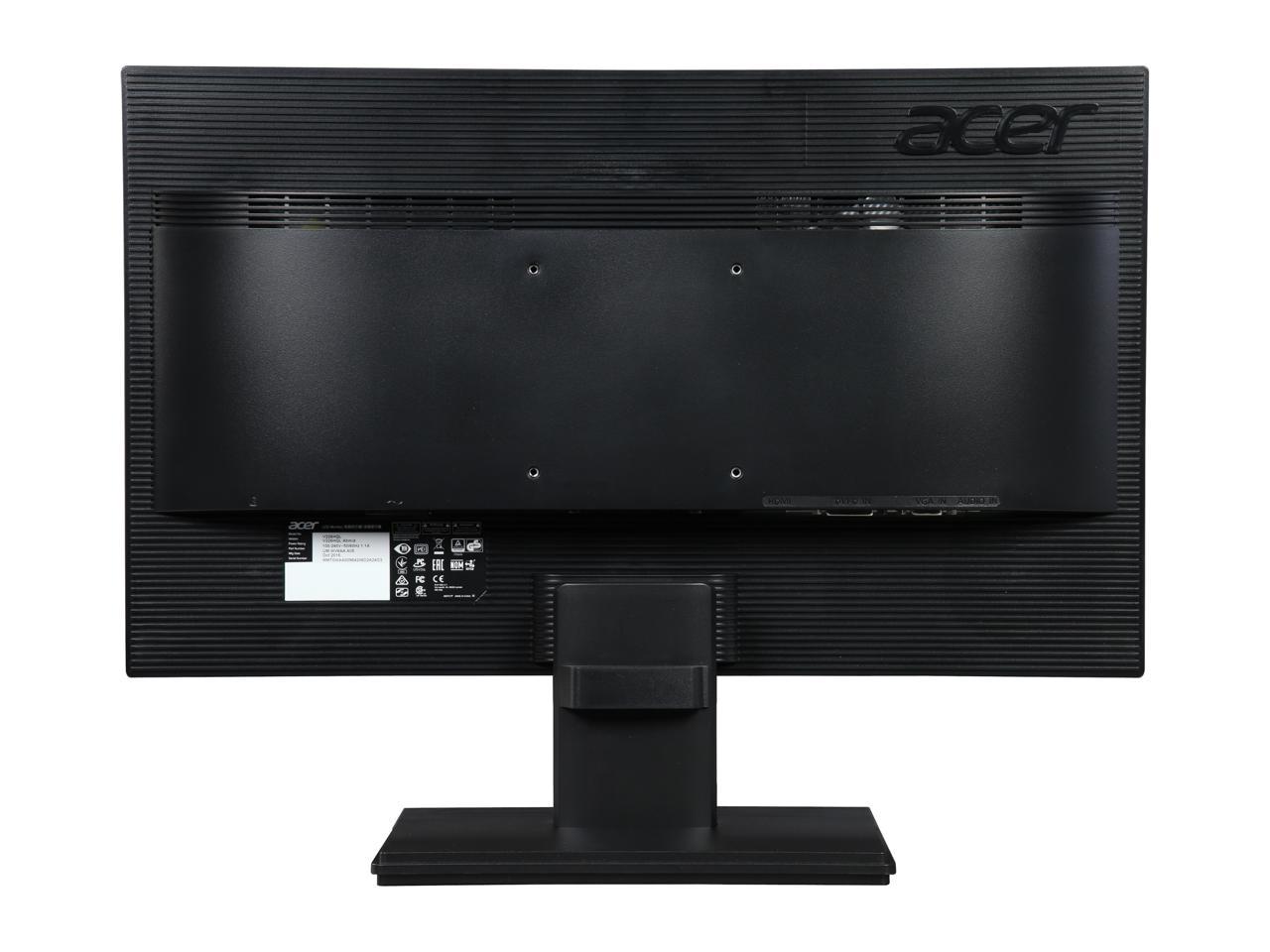 Acer v226hql установка подставки