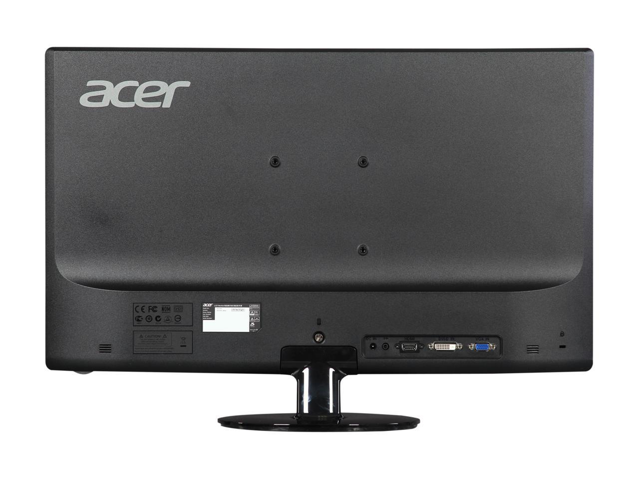 Acer s271hl не включается