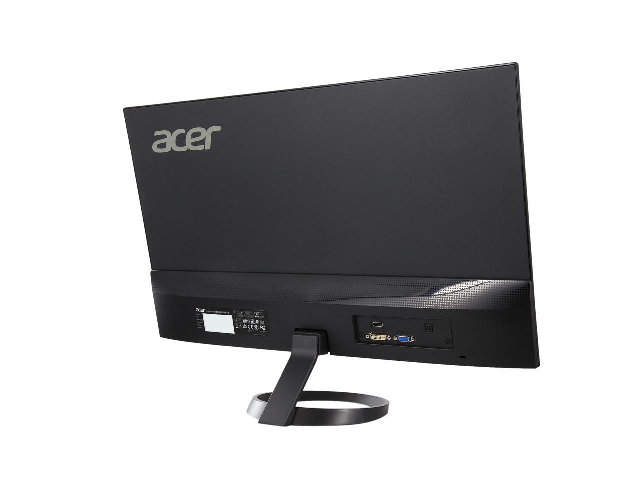 1920 x 1080 VGA, DVI & HDMI Ports Display Acer R271 bid 27-inch IPS Full HD 