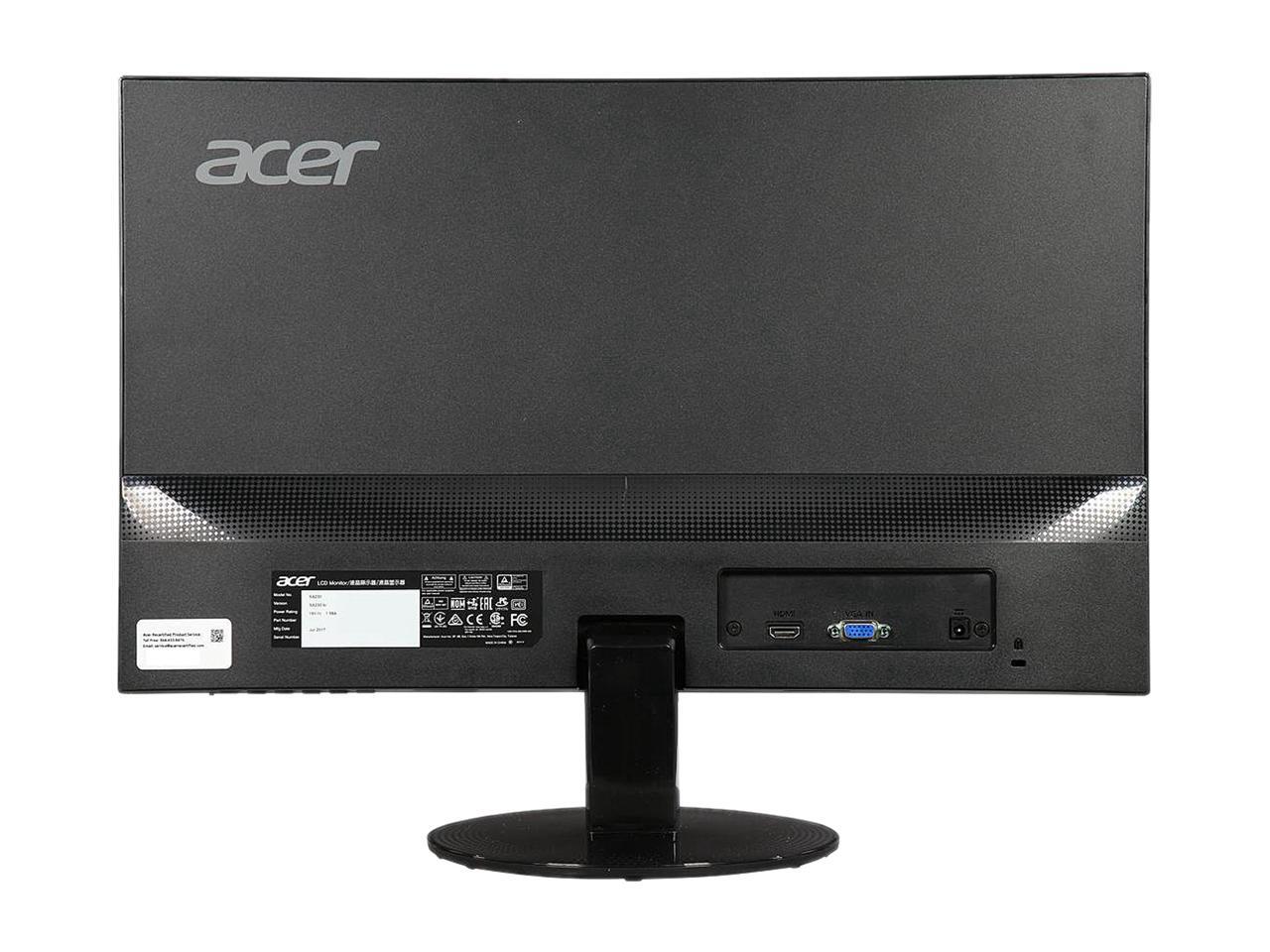 Open Box Acer SA230 23" Full HD 1920x1080 60Hz 4ms HDMI VGA IPS