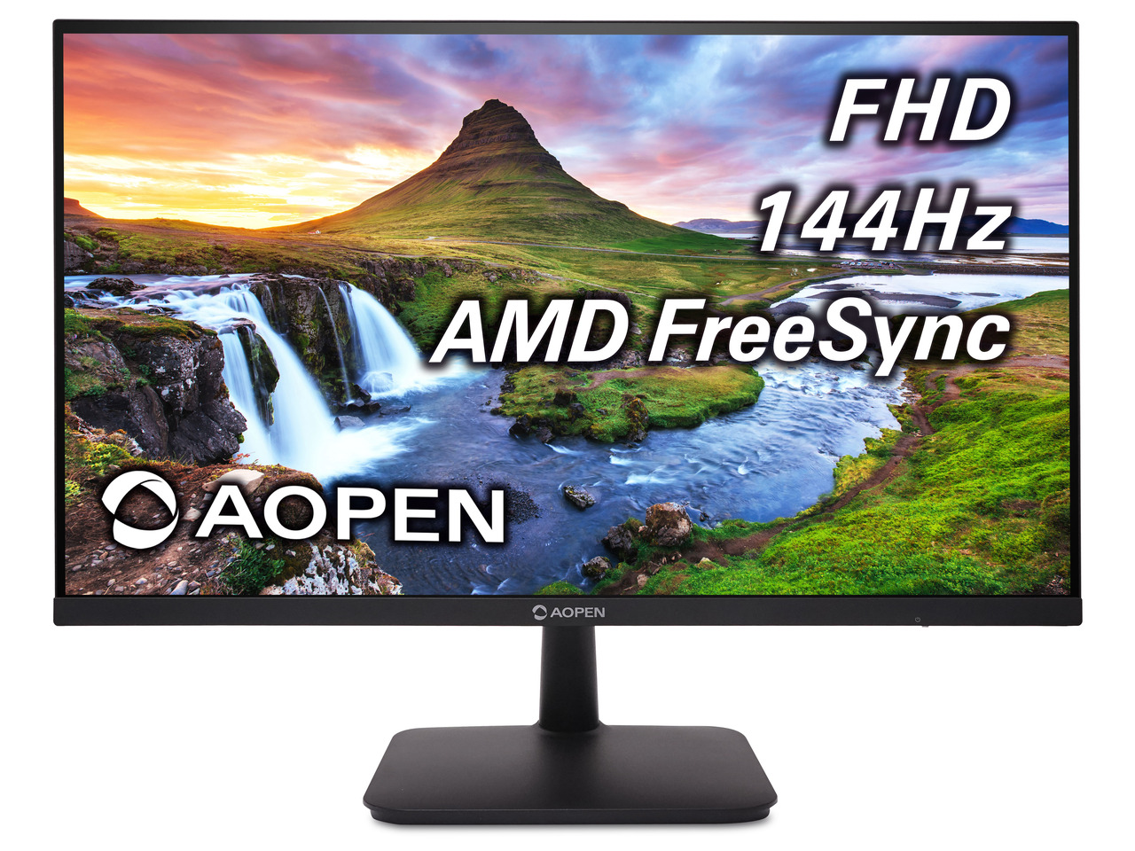 AOPEN 27KA0 P0bi 27-inch Professional Full HD (1920 x 1080) Gaming and Work Monitor with AMD FreeSync Technology, Up to 144Hz Refresh Rate, ZeroFrame, VESA Mountable (1 x HDMI 1.4 & VGA Port)