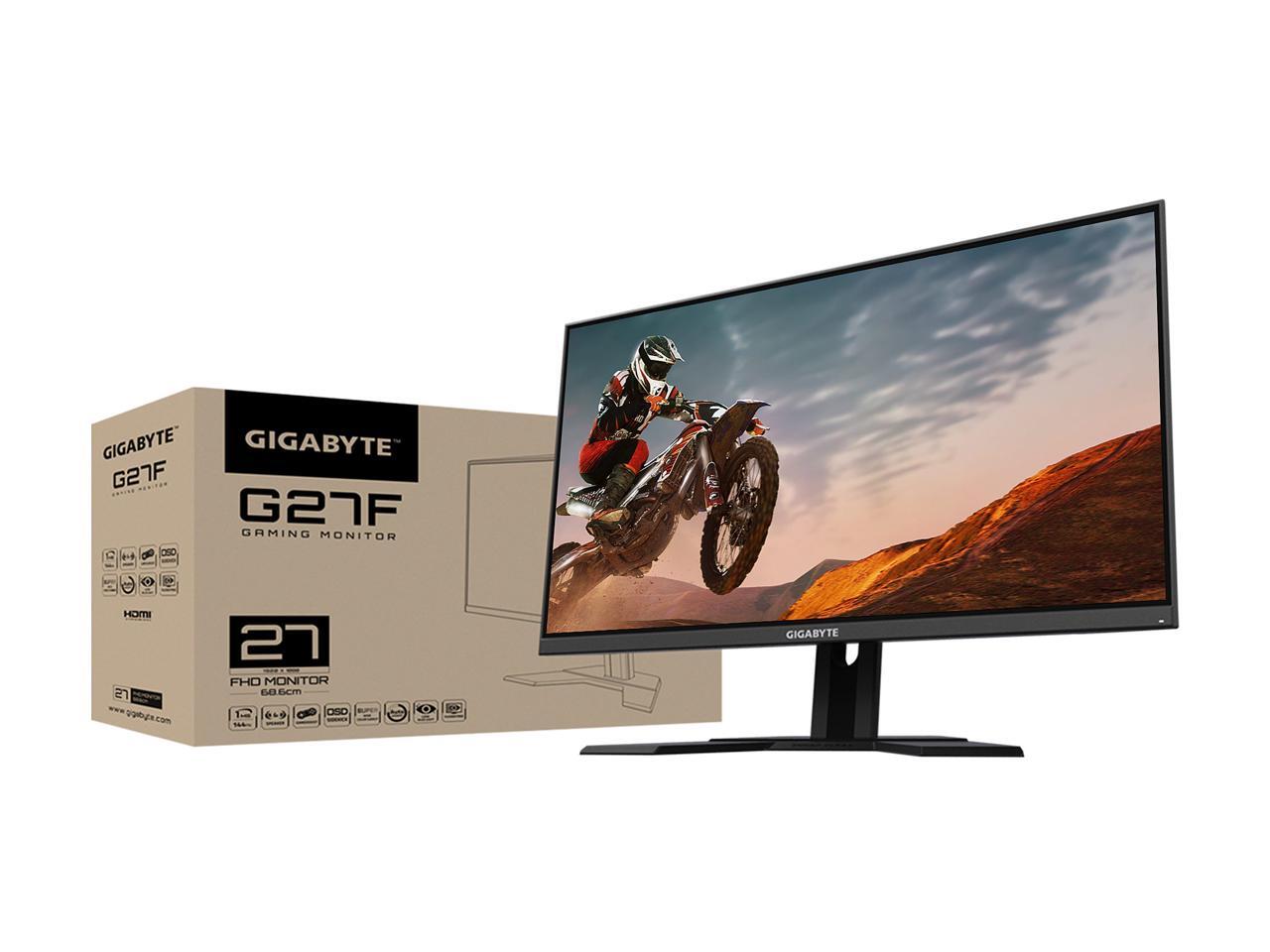 Open Box GIGABYTE G27F 27" 144Hz 1080P Gaming Monitor, 1920 x 1080 IPS