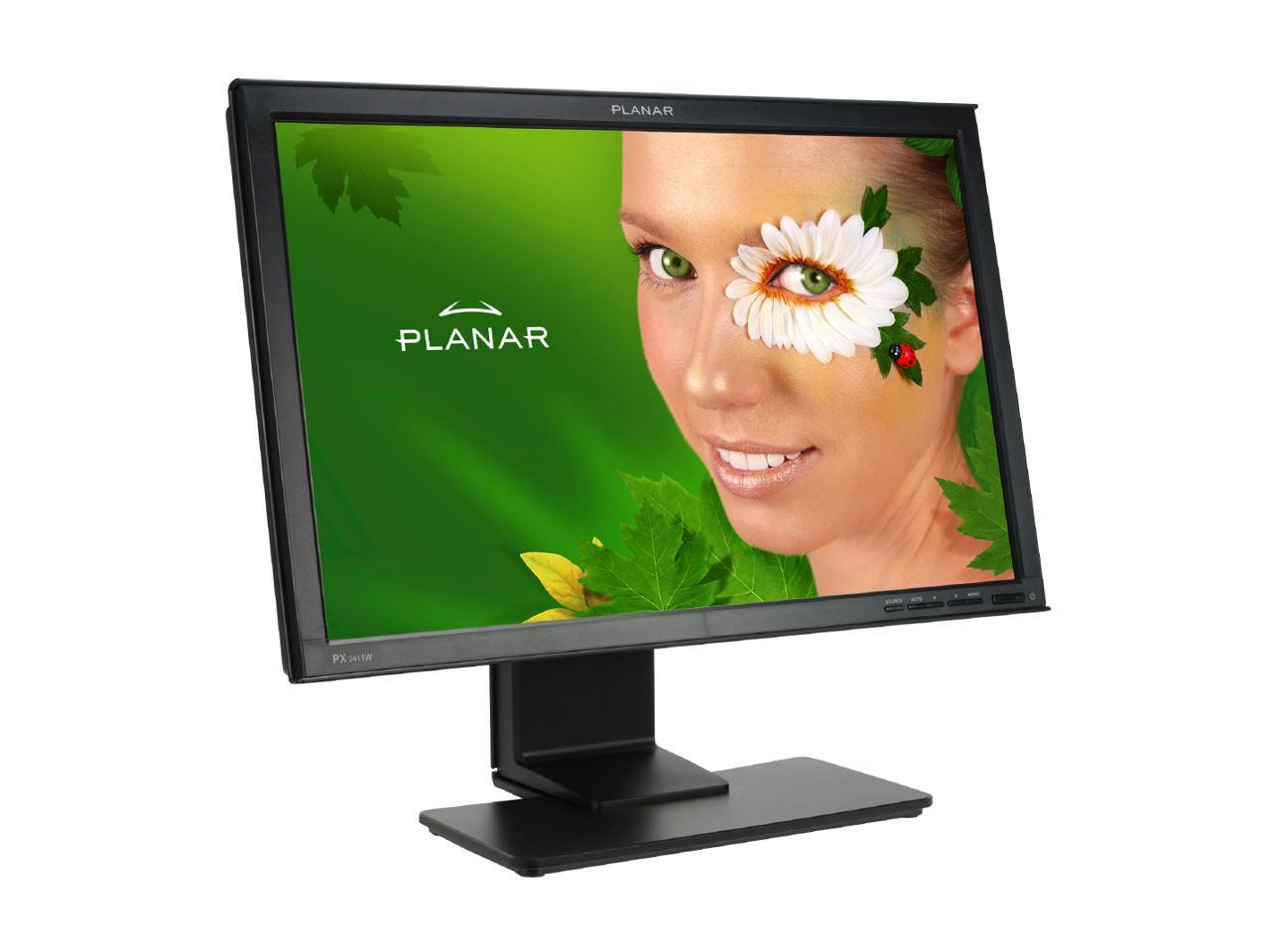 PLANAR PX2411W Black 24" 6 ms (GTG) , 16 ms on/off DVI Widescreen LCD