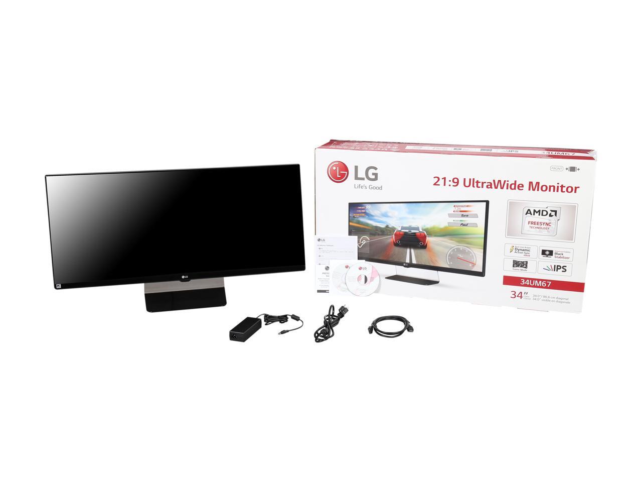LG 34UM67 Glossy Black 34\