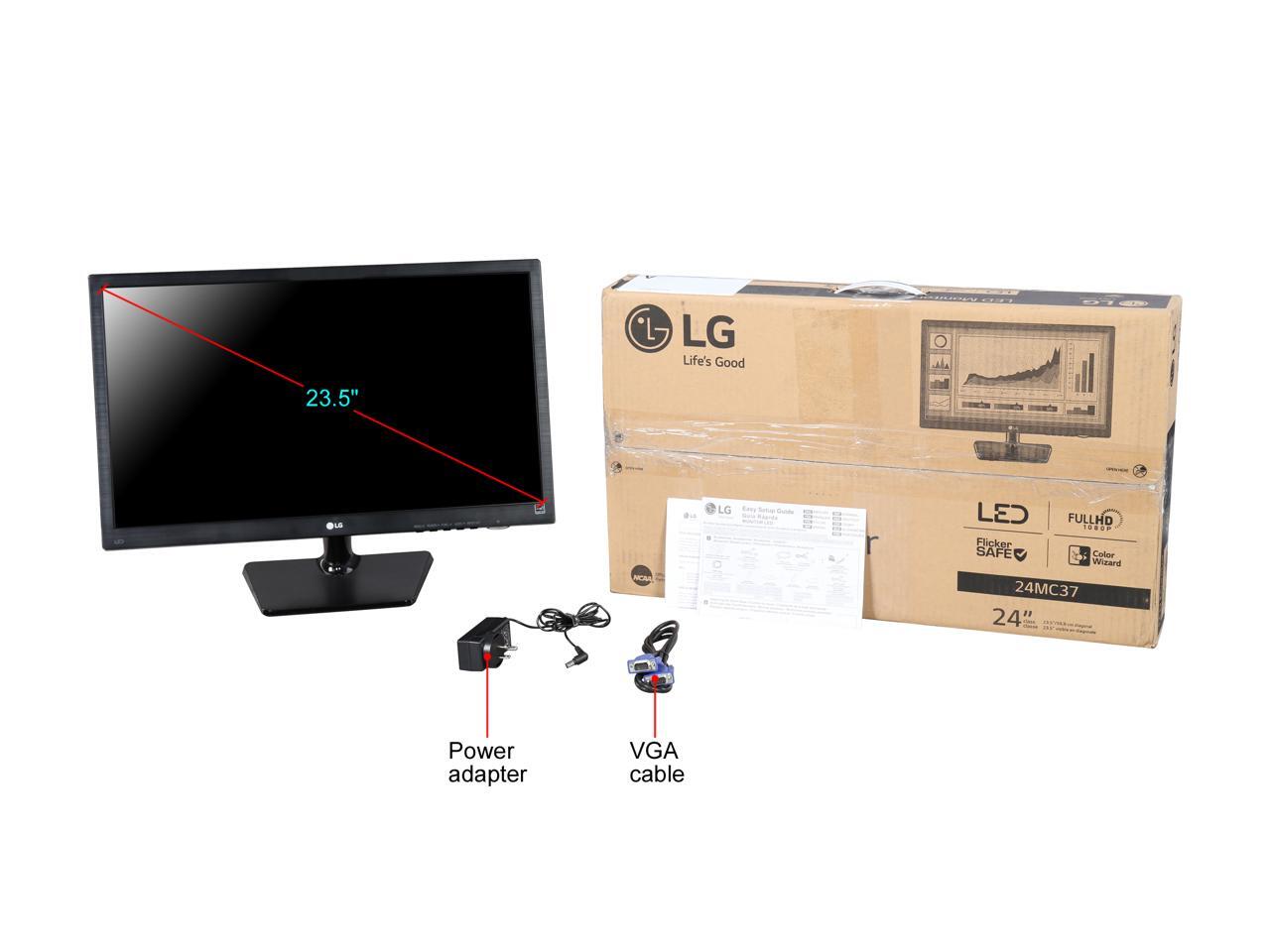 1080 D-Sub, DVI-D LCD Monitor 