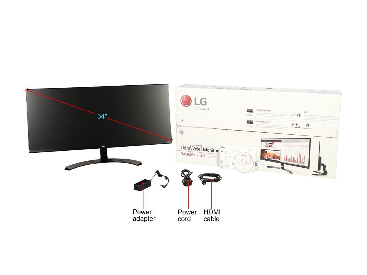 Refurbished LG Certified Refurbished 34UM61P 34" UltraWidescreen 21