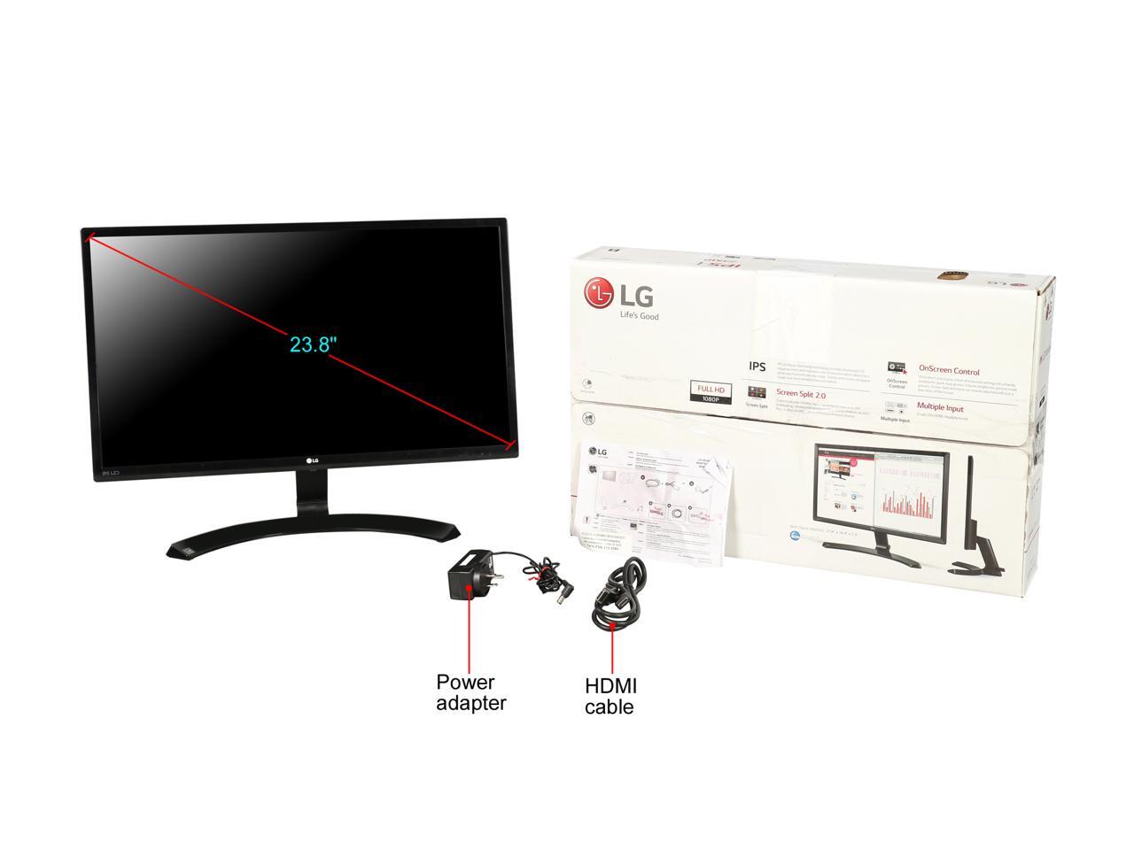 LG 24MP60VQP 23.8" 75Hz 5ms Full HD IPS LED Monitor