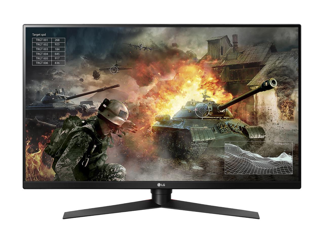 Lg 32gk850g Black 31 5 Qhd 5ms 144hz Gaming Monitor Newegg Com