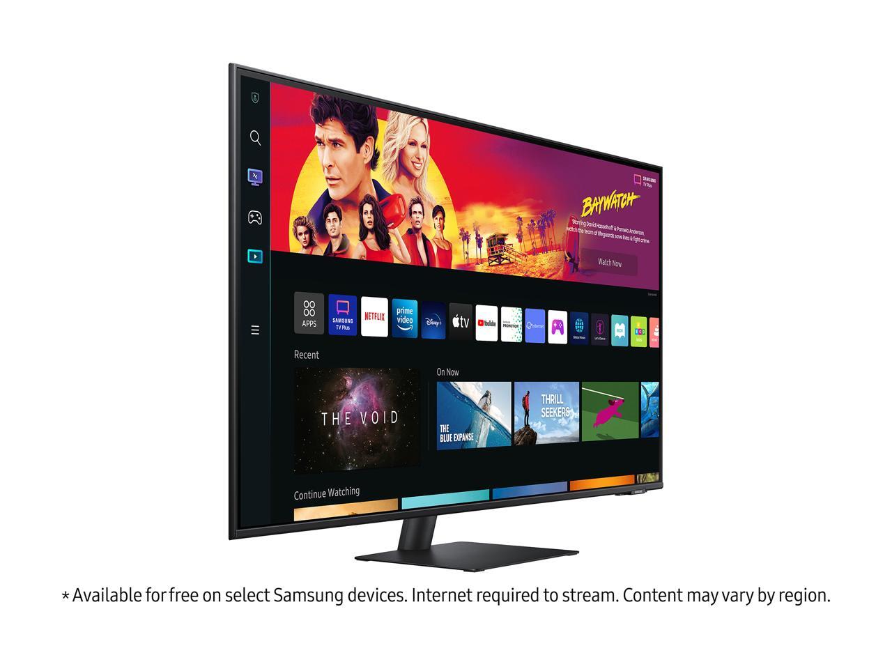 SAMSUNG 43" 60 Hz VA UHD Smart Monitor & Streaming TV 4 ms (GTG) 3840 x