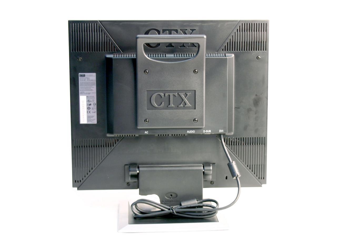 CTX 19" Active Matrix, TFT LCD SXGA LCD Monitor 25 ms 1280 x 1024 S962G
