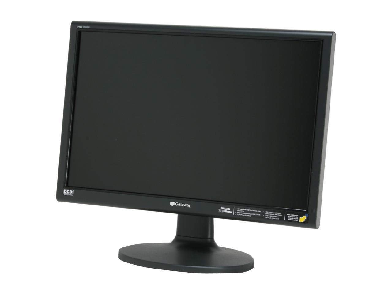 gateway fpd2275w tft lcd monitor manual for sale