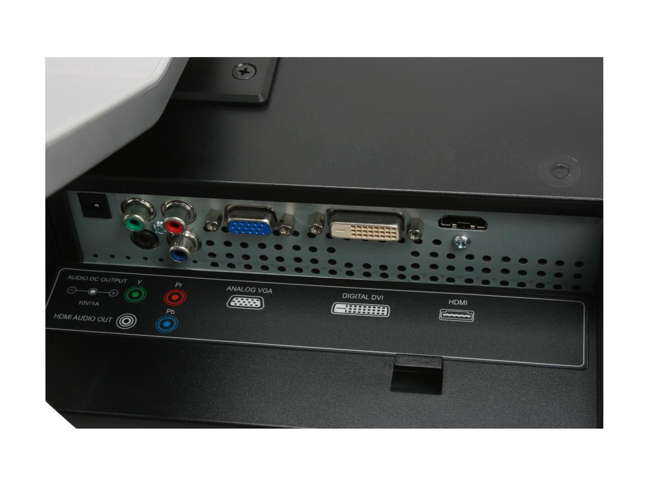 Gateway HD2200 BlackSilver 22" 4ms DVI HDMI Widescreen LCD Monitor 300