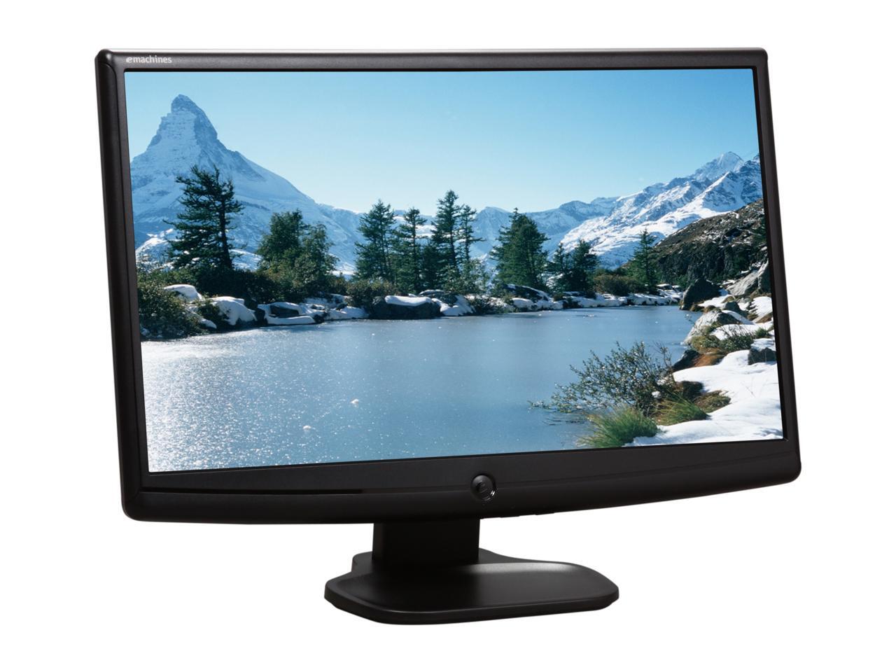 eMachines E210HVB Black 21.5" 5ms Full HD WideScreen LCD Monitor 200 cd