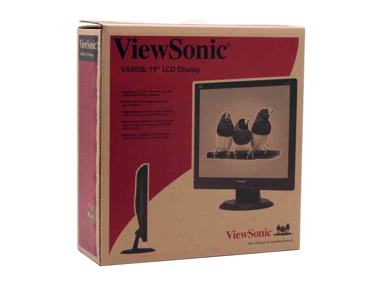 Viewsonic va903b не включается монитор