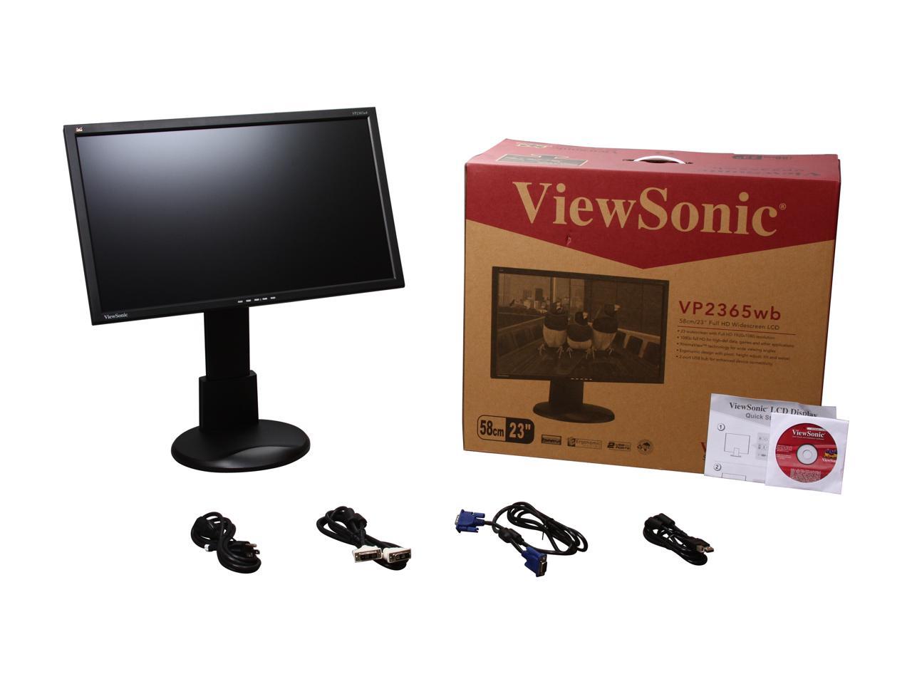 Монитор viewsonic vp2365wb гаснет экран