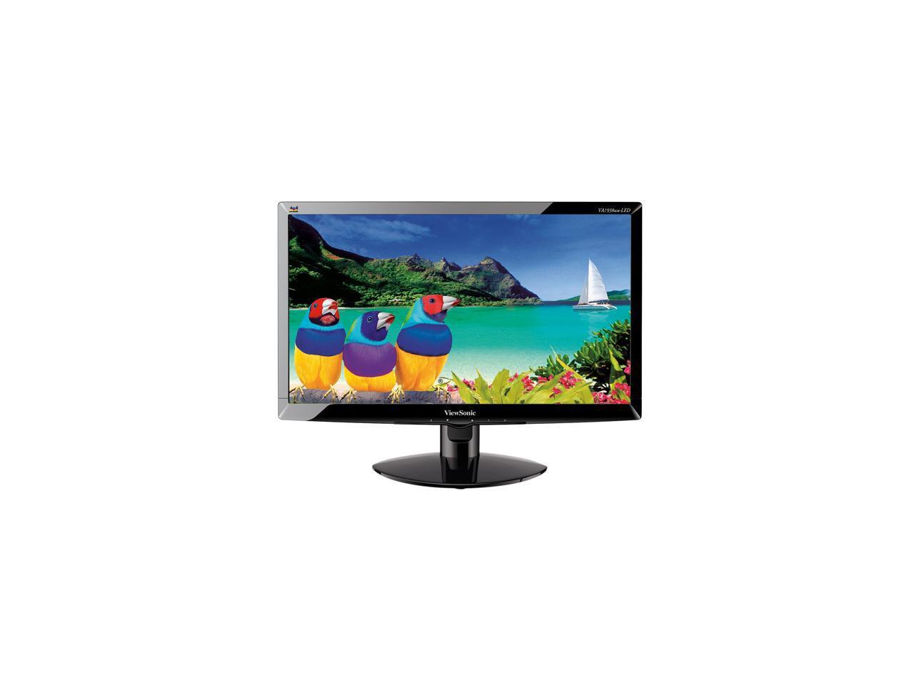 ViewSonic 19" LCD Monitor 5 ms 1366 x 768 DSub VA1938WALED Newegg.ca