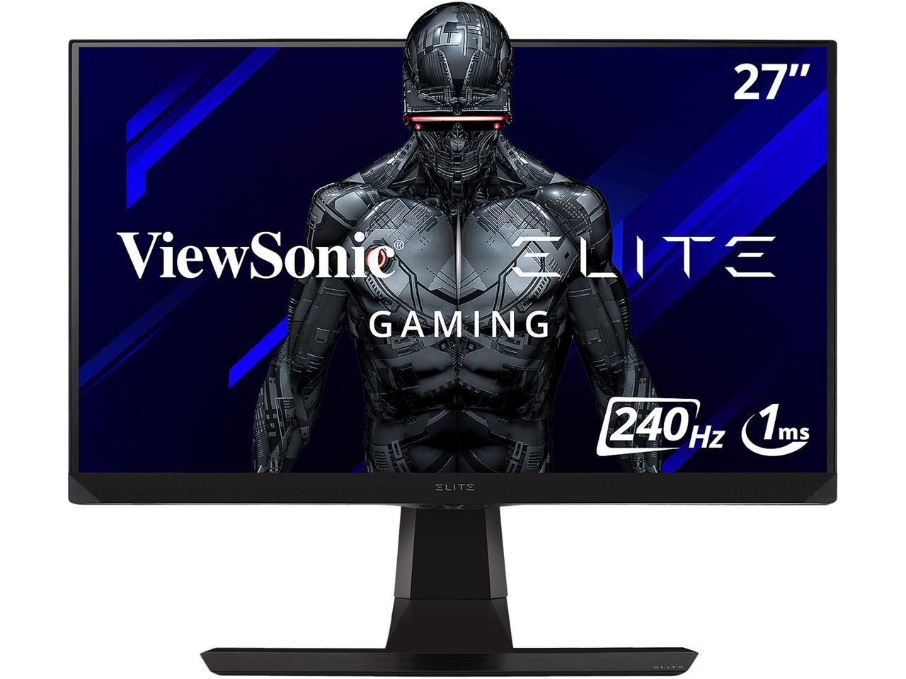 ViewSonic XG2760 27 Inch 1440p 165Hz 1ms Gsync Gaming Monitor with Eye Care Advanced Ergonomics HDMI and DP for Esports 