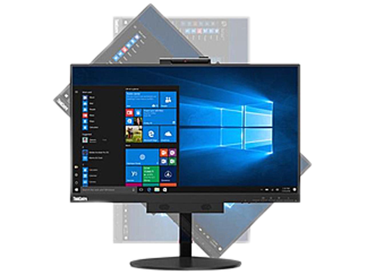 Lenovo Thinkcentre Tiny In One 22 Gen3 10r0pat1uk Black 21 5 Touchscreen Monitor Newegg Com