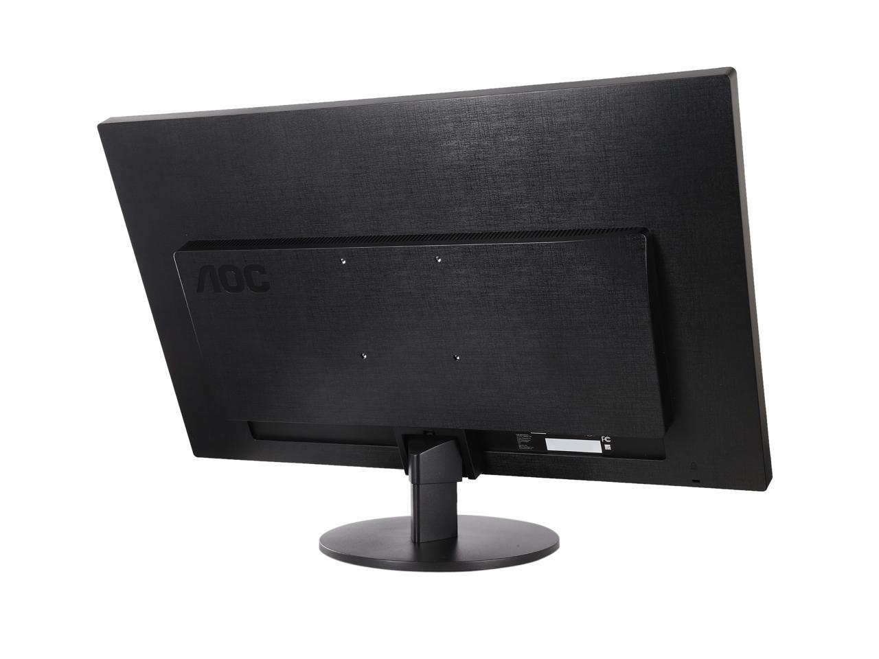 AOC E2770SHE Black 27" 2ms 60Hz Widescreen LCD Monitor - Newegg.com