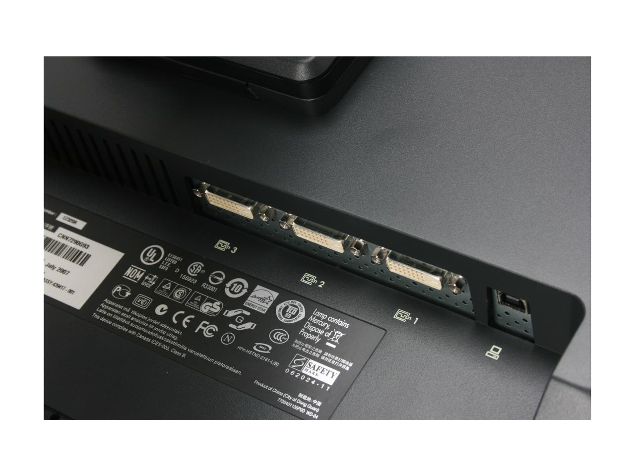 HP LP3065 Black-Silver 30" 12ms DVI Widescreen LCD Monitor - Newegg.com