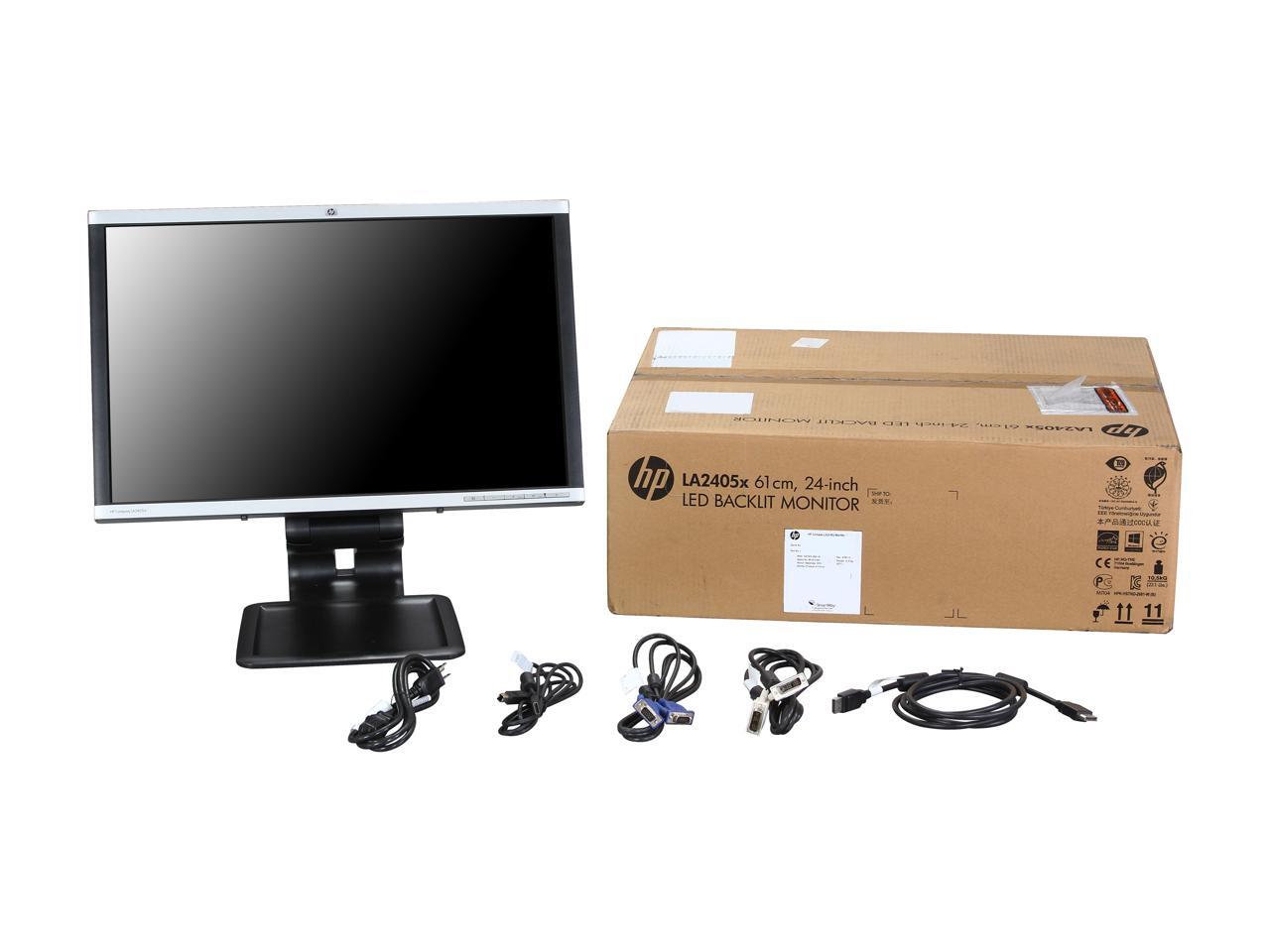 HP Compaq LA2405x Black / Brushed Aluminum 24\