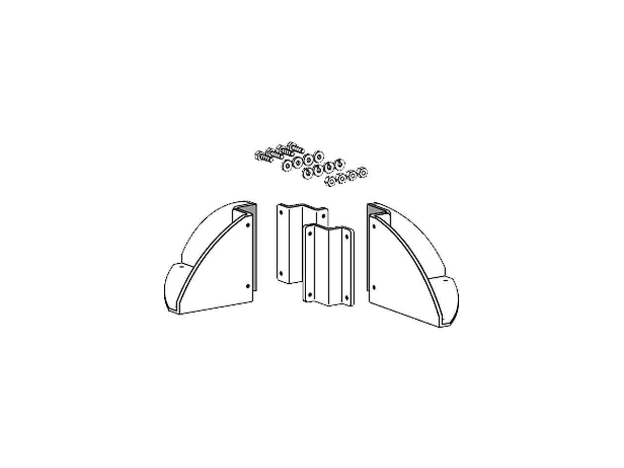 Ergotron 60366100 Mounting grey Base for 3" x 3" Post Newegg.ca