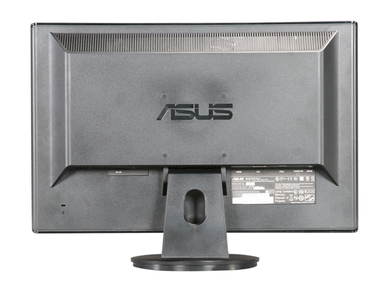 Refurbished ASUS 23.6" TN LCD Monitor 5 ms 1920 x 1080 DSub, DVID