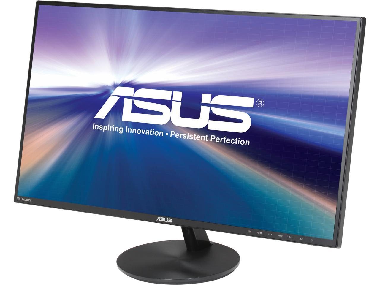 Asus Vn279q 27 19 X 1080 D Sub Hdmi Displayport Built In Speakers Ultra Wide View Monitor With Super Narrow Frame Design Newegg Com