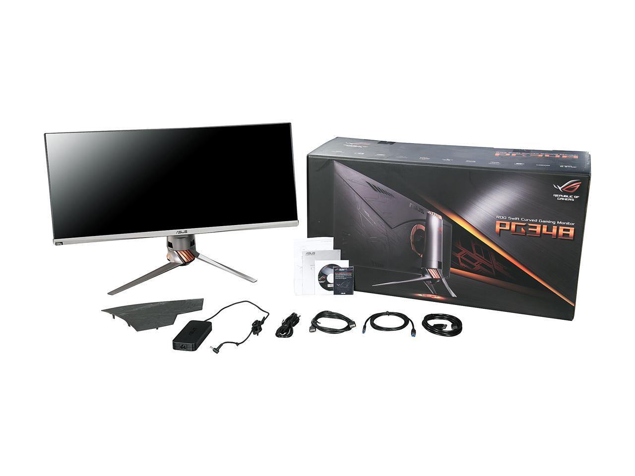 ASUS ROG Swift PG348Q 34" Ultra WQHD 3440 x 1440 100Hz Curved IPS G