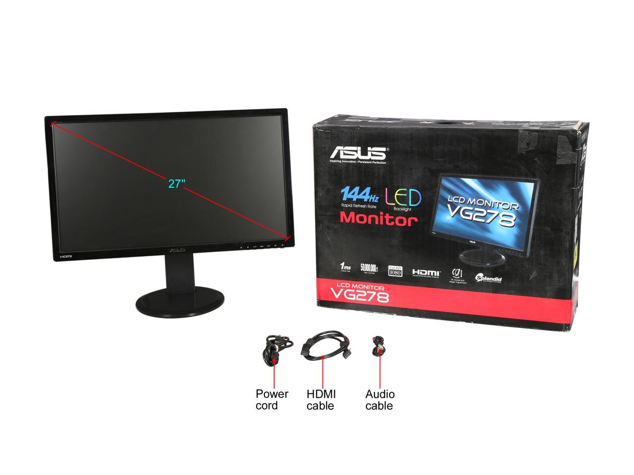 asus vg278hv hdmi 144hz