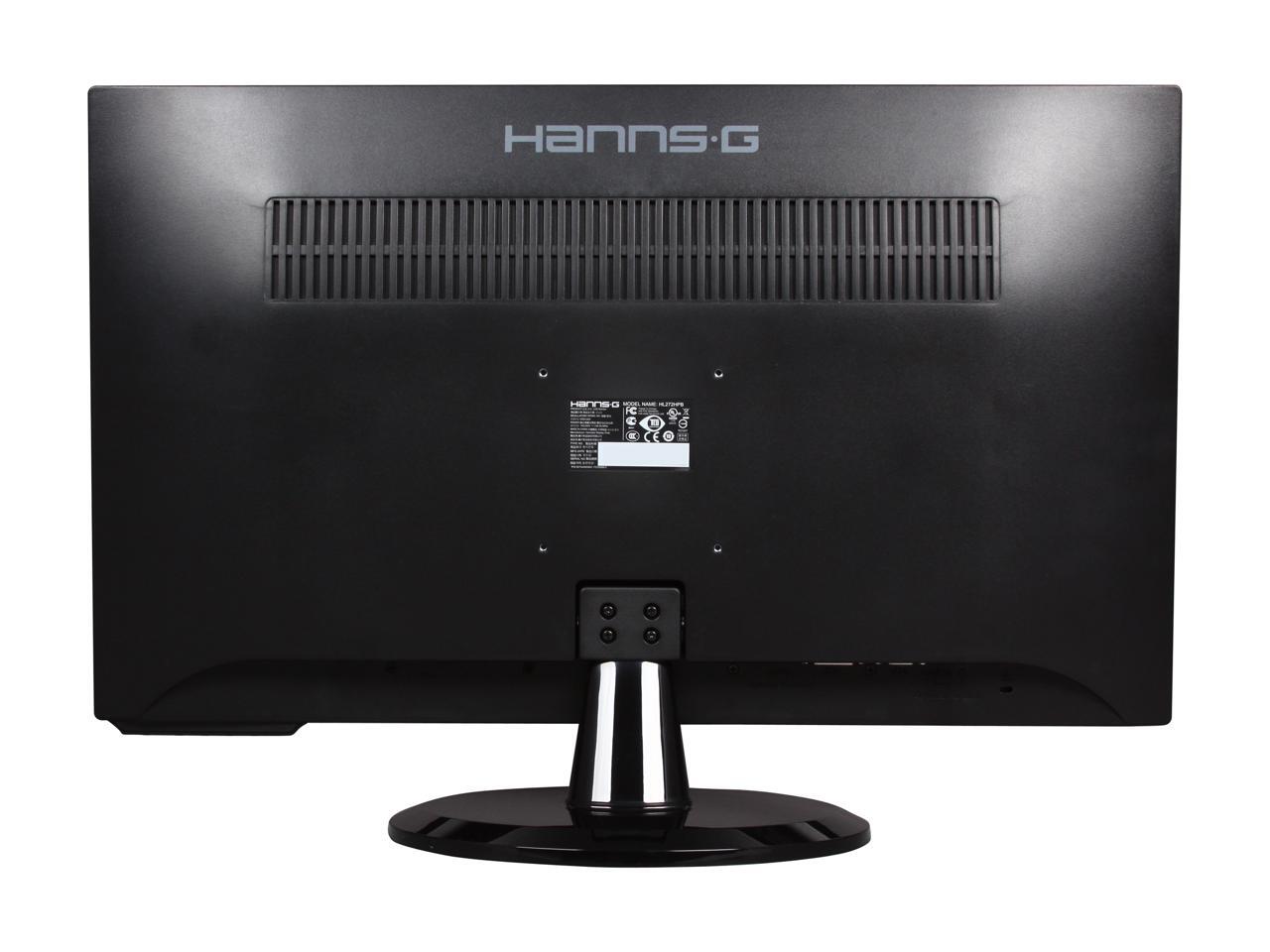 HannsG 27" LCD Monitor 2 ms 1920 x 1080 DSub, DVI, HDMI HL272HPB
