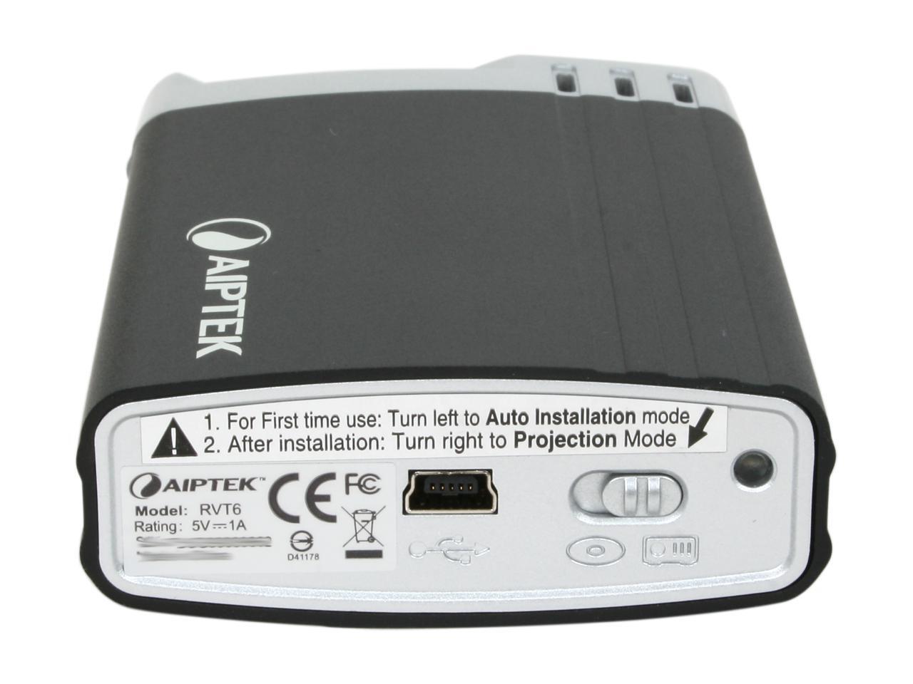 AIPTEK PocketCinema T20 VGA 640x480 8 Lumens LCoS Pico Projector