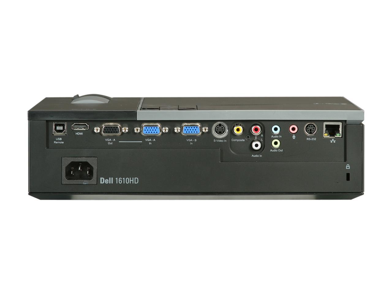 Dell 1610HD WXGA 1280 x 800 3500 ANSI Lumens DLP Projector Newegg.ca