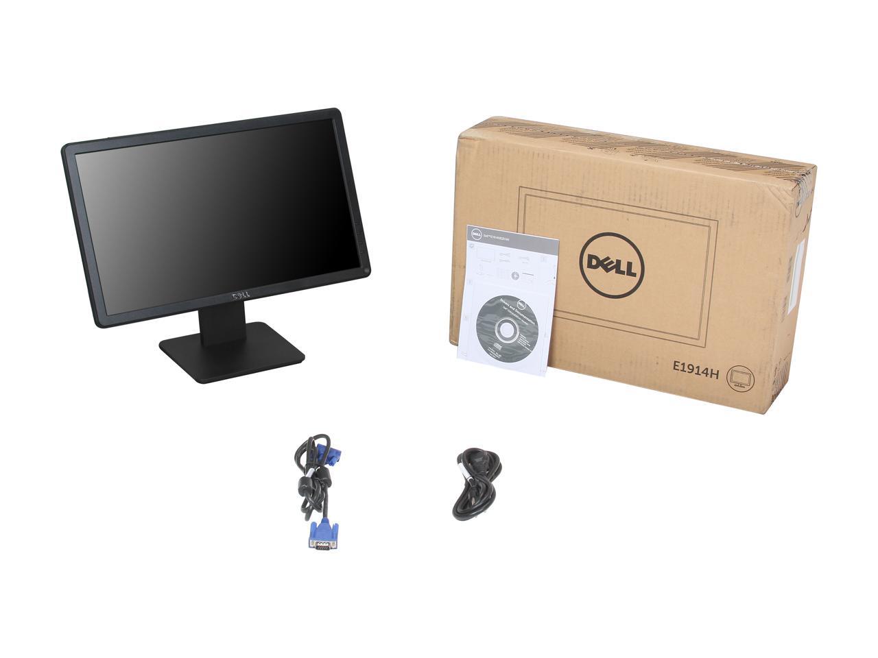 Used Good Dell 18.5" TN HD LCD Monitor 5 ms 1366 x 768 DSub E1914H