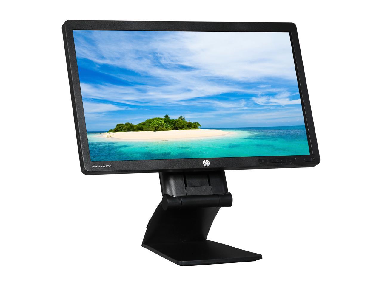 HP Promo EliteDisplay E201 Black 20" 5ms Widescreen LED Backlight LCD