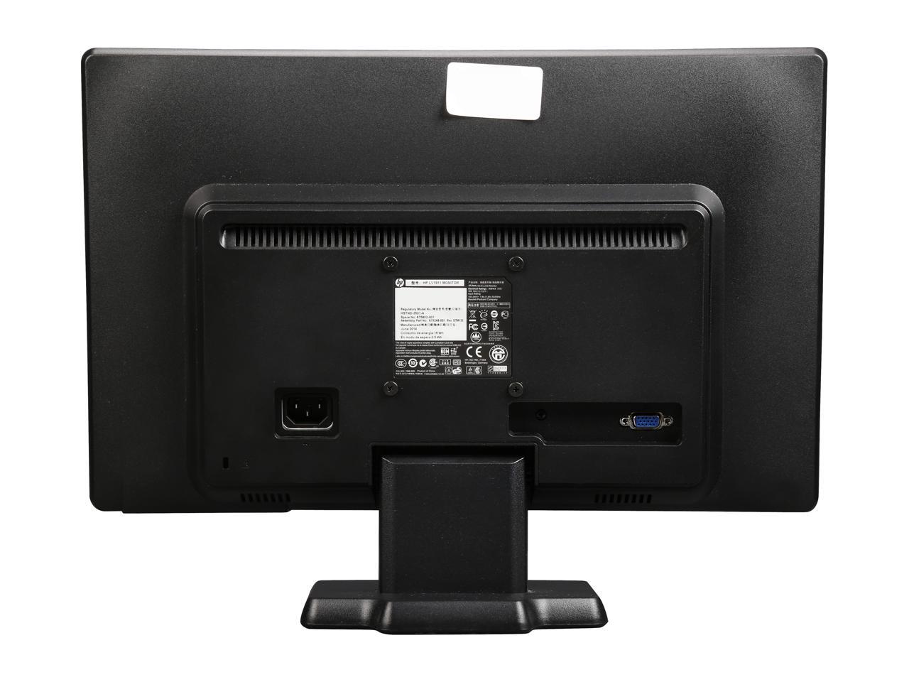 Refurbished HP LV1911 18.5" DSub Widescreen LEDBacklit LCD Monitor