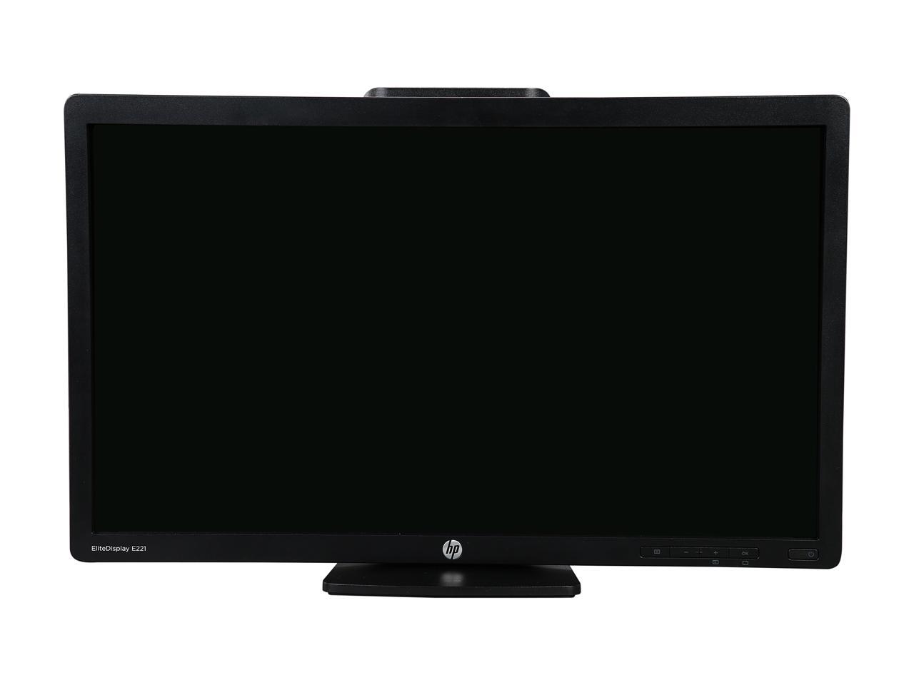 HP EliteDisplay E221 Black 21.5" LED Backlight LCD Monitor
