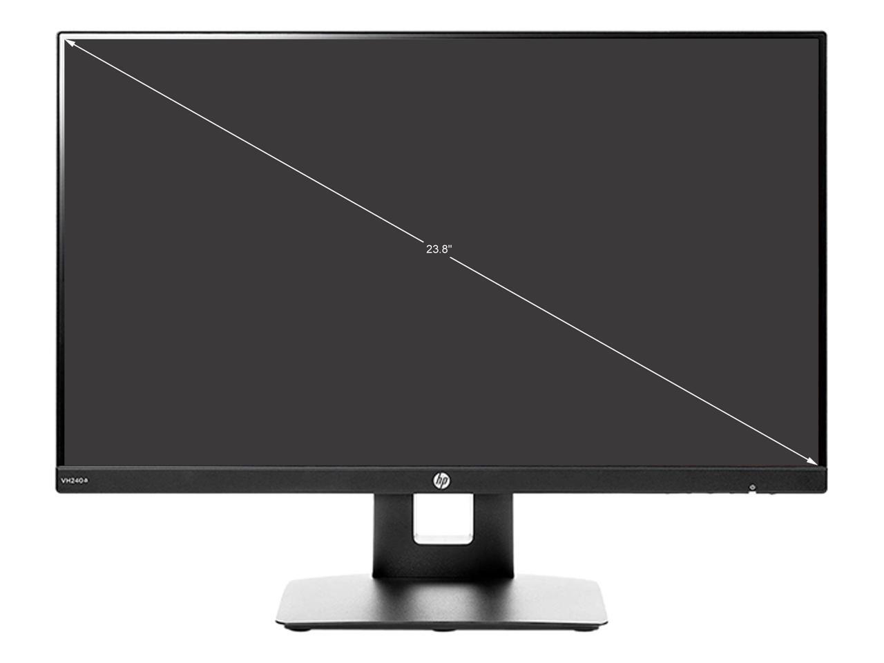 Refurbished HP VH240a 24" (23.8" Viewable) Full HD 1920 x 1080 60 Hz D