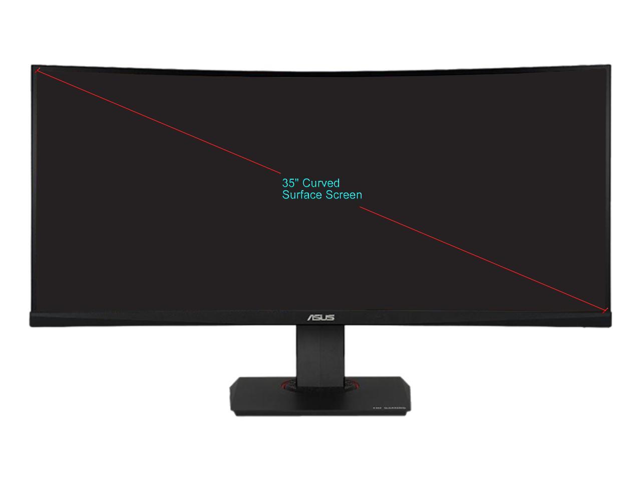 Open Box ASUS TUF Gaming VG35VQ Curved Gaming Monitor 35" WQHD (3440 x