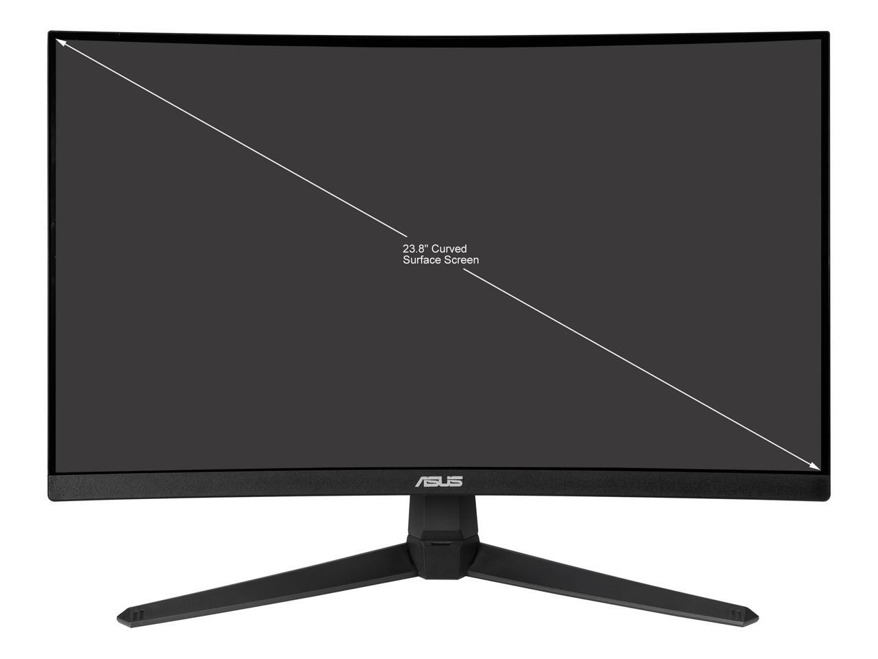 ASUS TUF Gaming 23.8" 1080P Curved Gaming Monitor (VG24VQ1B) Full HD